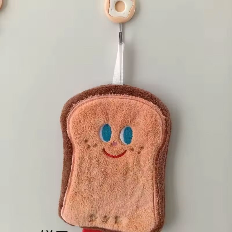 1PC Cartoon Character Hanging Kitchen Towel – Soft Absorbent Hand & Dish Towel with Hanging Loop DailyDwell.pk