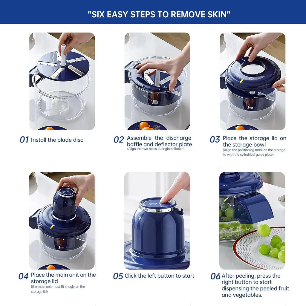 Quick & Effortless Peeling Machine – Automatic Electric Fruit Peeler DailyDwell.pk