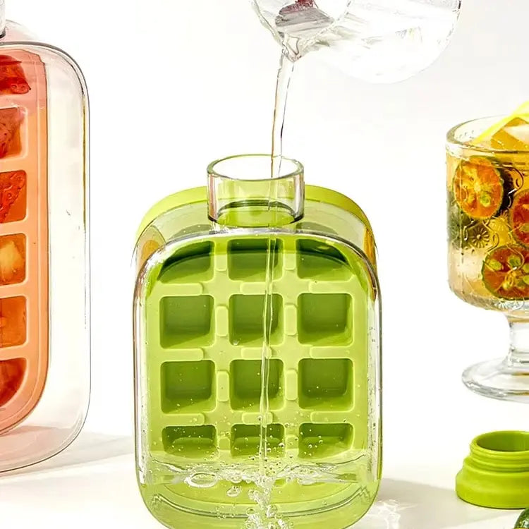 Ice Cube Maker Water Bottle – 500ml DailyDwell.pk