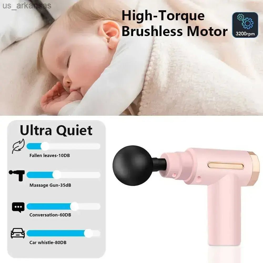 4-In-1 Deep Tissue Massage Gun DailyDwell.pk