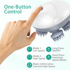 Electric 4-Head Scalp Massager – Hair & Scalp Massage Brush