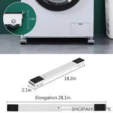 Movable Washing Machine & Refrigerator Stand – Heavy-Duty Furniture Moving Base