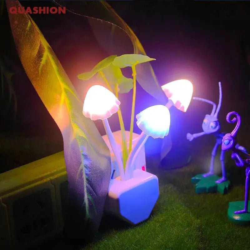 Mushroom LED Night Light with Auto Sensor DailyDwell.pk