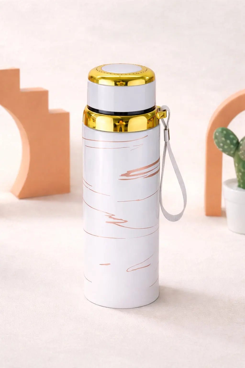 Premium Marble Print Stainless Steel Water Bottle DailyDwell.pk