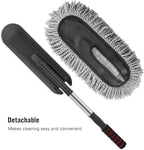 Telescopic Microfiber Car Duster – Long Handle Dust Cleaning Brush