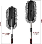 Telescopic Microfiber Car Duster – Long Handle Dust Cleaning Brush