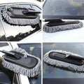 Telescopic Microfiber Car Duster – Long Handle Dust Cleaning Brush