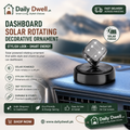 Dice-Shaped Solar Car Freshener – Stylish Dashboard Air Freshener