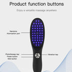Steam Hair Comb – 3D Scalp Massager with Ultrasonic Vibration & Mist
