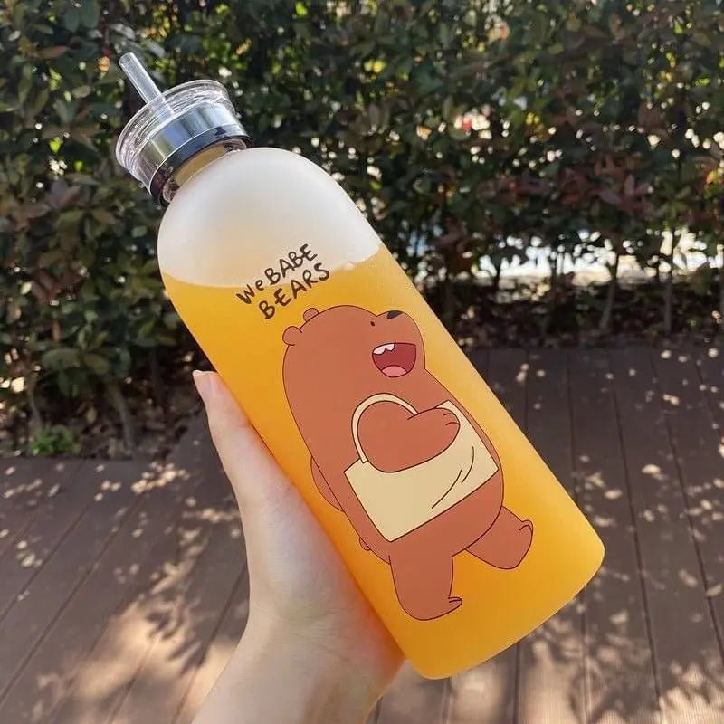 We Bare Bears Water Bottle DailyDwell.pk