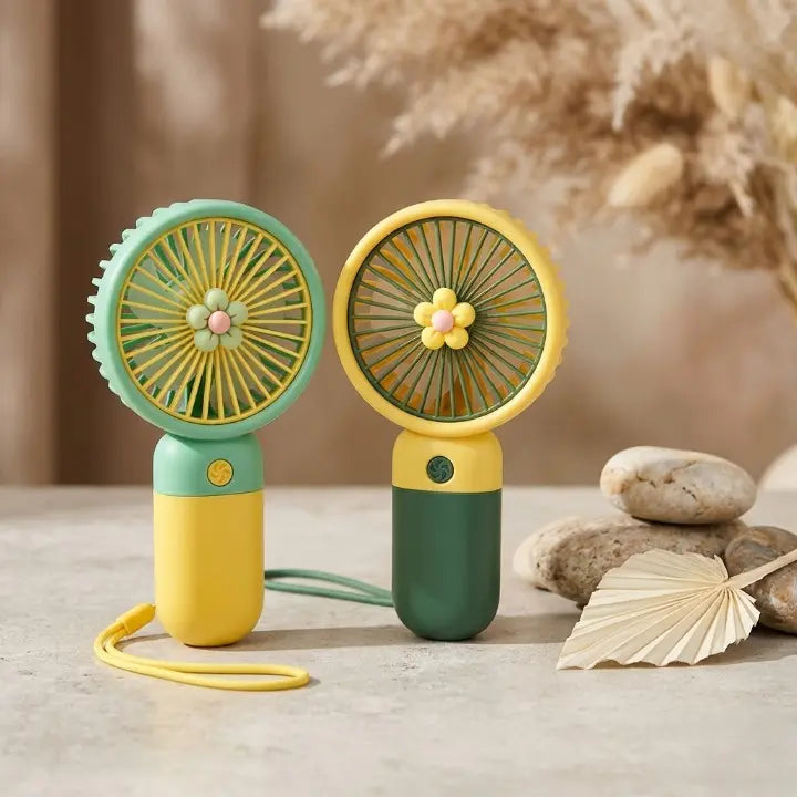 3 Speed Rechargeable Hand Fan DailyDwell.pk