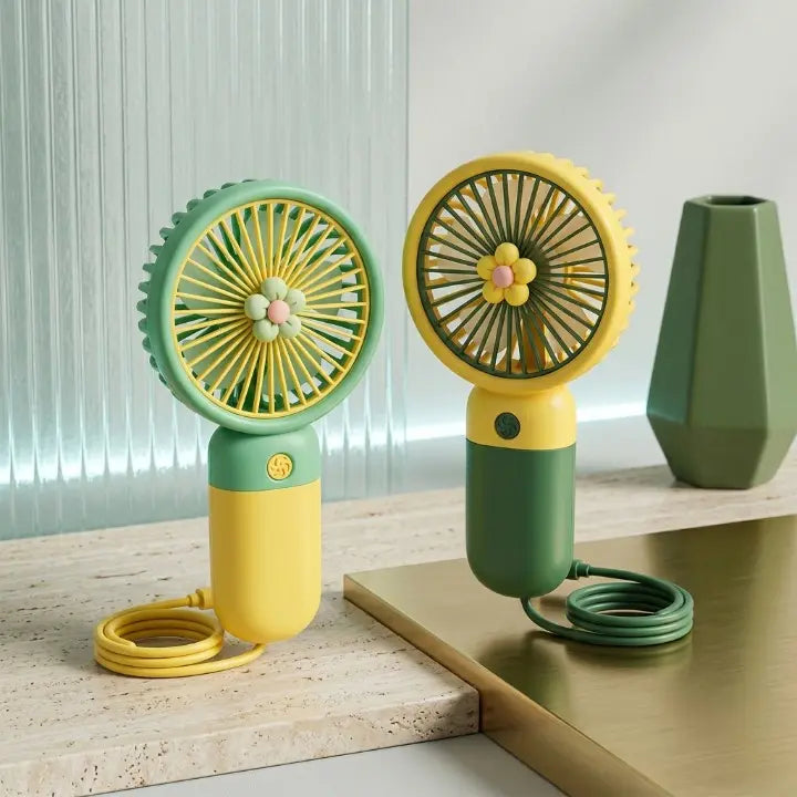 3 Speed Rechargeable Hand Fan DailyDwell.pk
