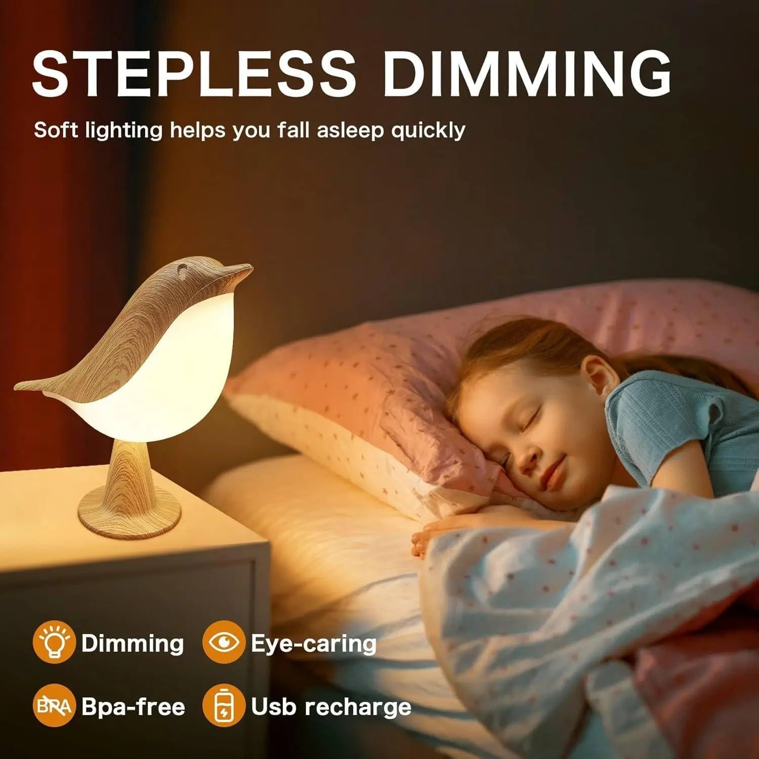 Bird Rechargeable Touch Lamp DailyDwell.pk