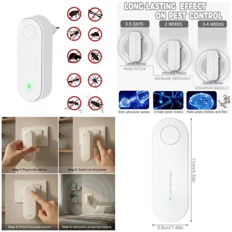 Ultrasonic Insect & Pest Repellent DailyDwell.pk