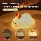 LED Silicon Bunny Night Light - DailyDwell.pk
