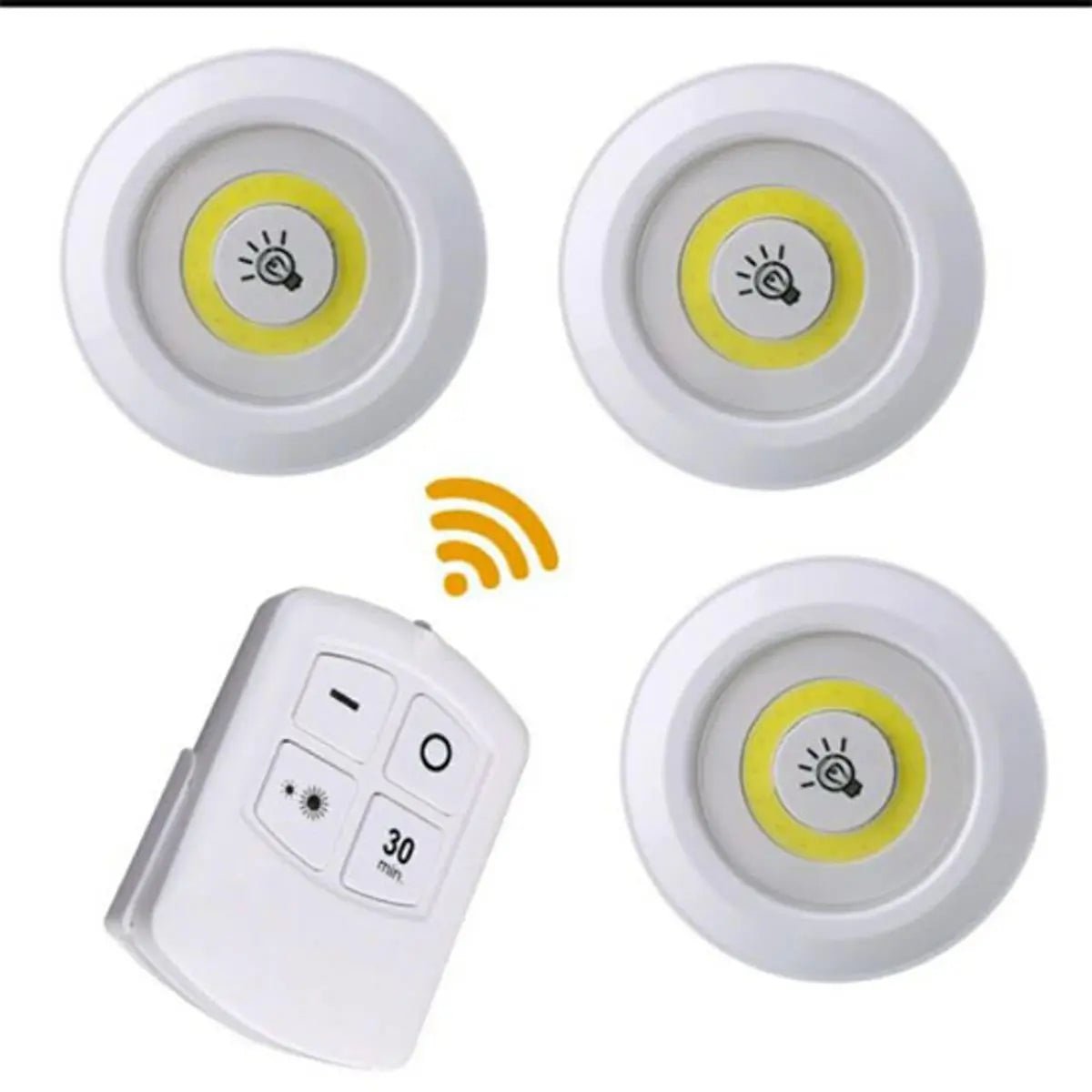 Pack of 3 LED Remote Control Lights DailyDwell.pk