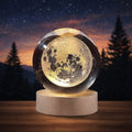 3D Galaxy Crystal Ball Moon Lamp DailyDwell.pk