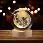 3D Galaxy Crystal Ball Moon Lamp DailyDwell.pk