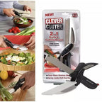 New Smart Clever Cutter Scissor 2-in-1 DailyDwell.pk