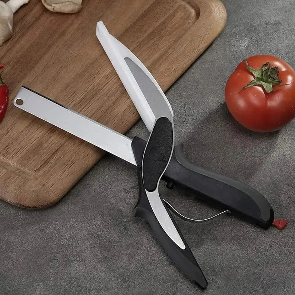 New Smart Clever Cutter Scissor 2-in-1 DailyDwell.pk