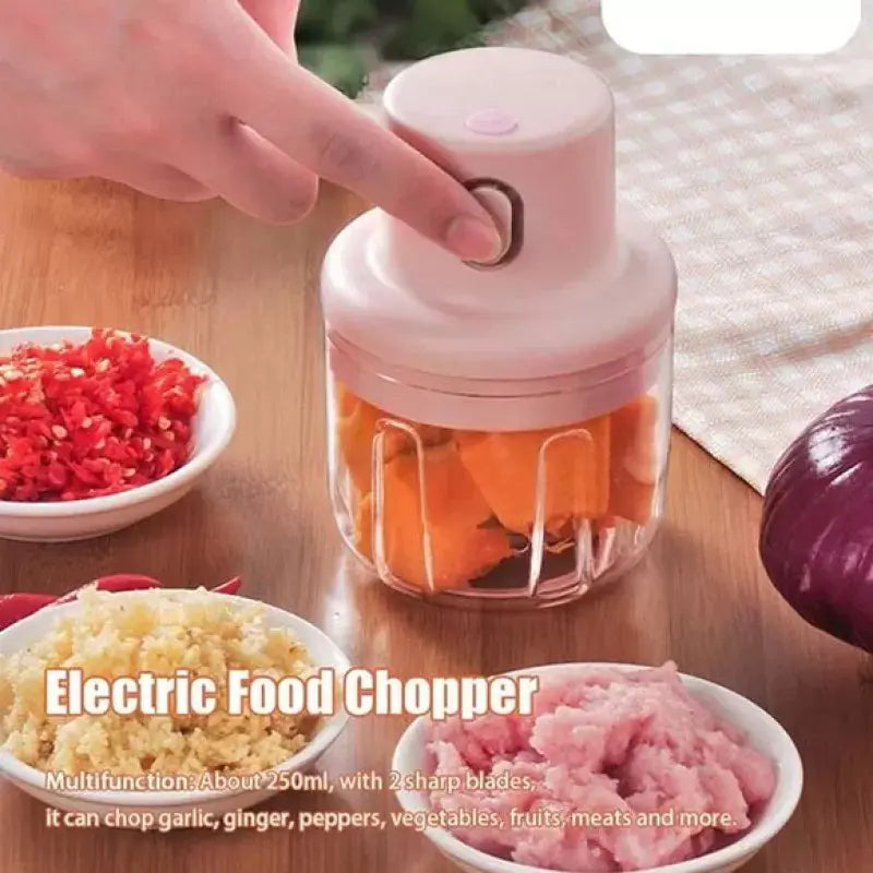 Single Bowl Electric Mini Grinder Food Chopper |( Random Color ) DailyDwell.pk