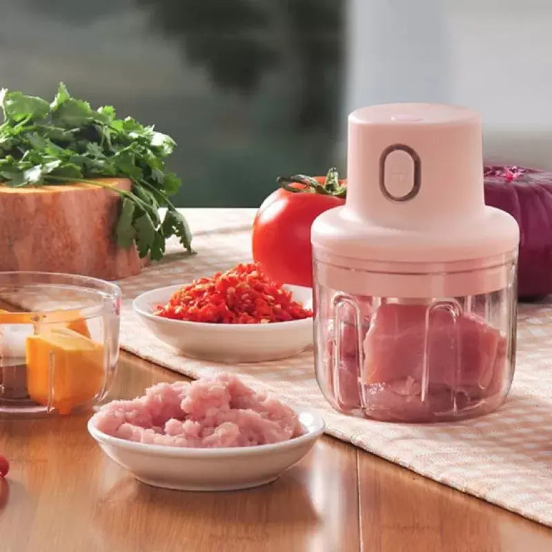 Single Bowl Electric Mini Grinder Food Chopper |( Random Color ) DailyDwell.pk
