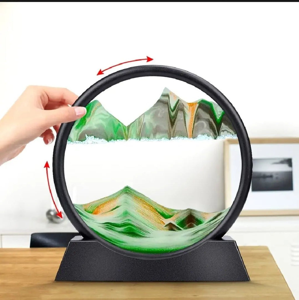 3D Moving Sand Mountain Lamp with Stand – Sandscape Painting & Home Decor (Random Color) DailyDwell.pk