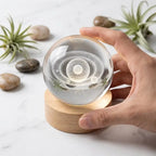 3D Crystal Ball LED Galaxy Lamp – Saturn Shape USB Night Light for Home Decor DailyDwell.pk