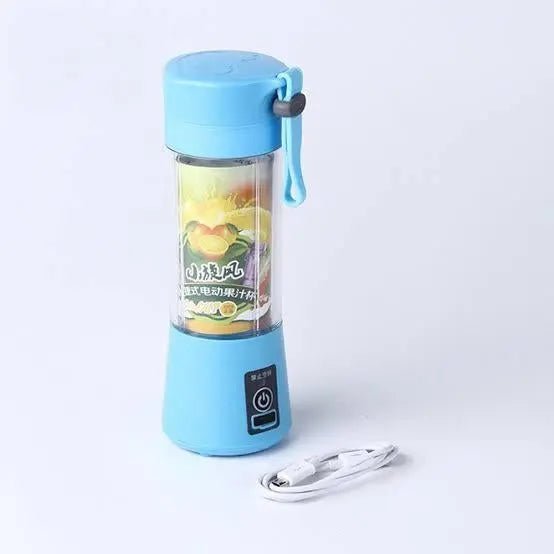 6-Blade USB Portable Juicer Blender – 380ml Mini Fruit Bottle Mixer(Random color) DailyDwell.pk