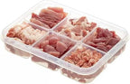 6 Portion Plastic Storage Box – Multi-Compartment Food Storage Container DailyDwell.pk
