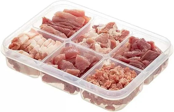 6 Portion Plastic Storage Box – Multi-Compartment Food Storage Container DailyDwell.pk