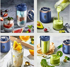 Hexa Blade 2-in-1 Rechargeable Mini Electric Juicer Blender DailyDwell.pk