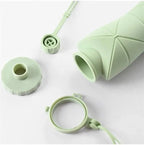 Silicone Foldable Bottle 600ml – Portable Travel Collapsible Smart Water Bottle (Random Color) DailyDwell.pk
