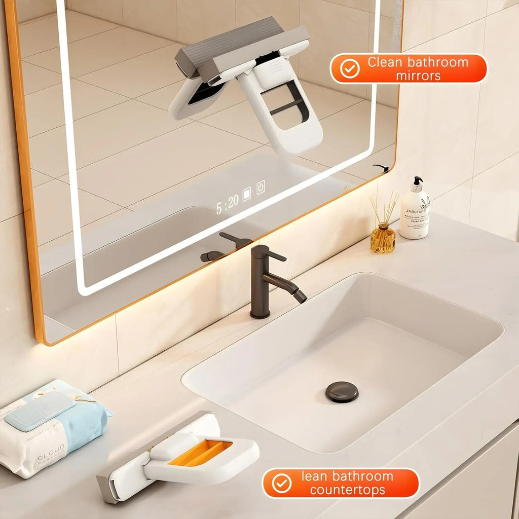 Mini Foldable Desktop Mop – Portable Sponge Cleaner for Bathroom, Tiles & Small Spaces DailyDwell.pk