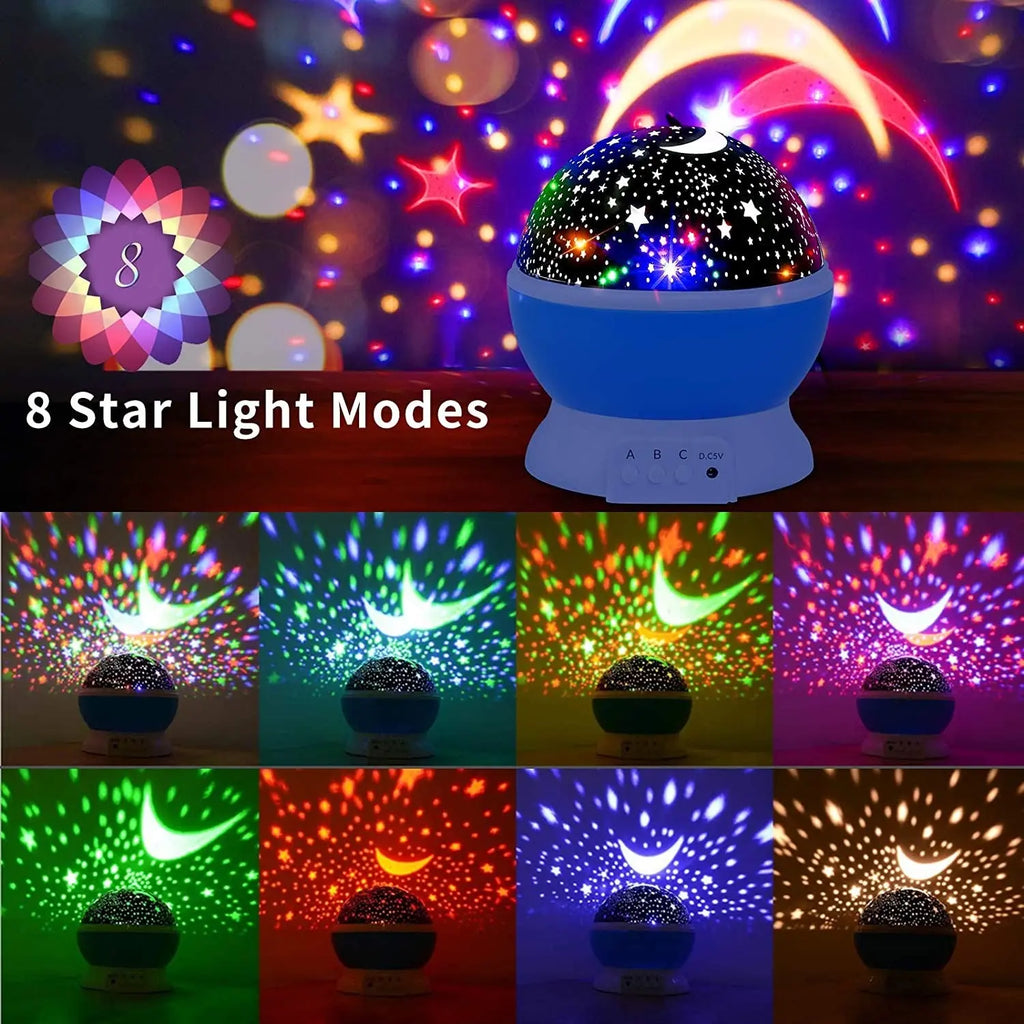Star Master Night Light Projector – Rotating Galaxy Star Light LED Lamp DailyDwell.pk