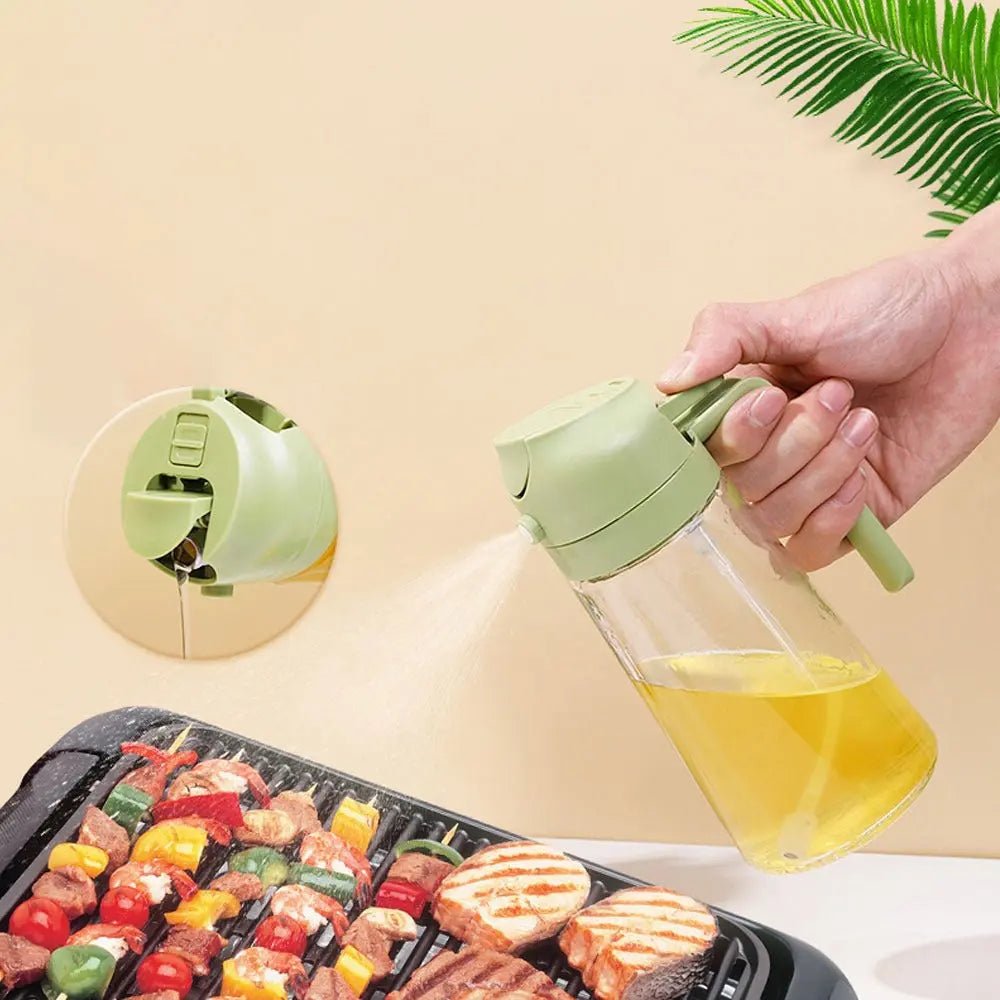 2-In-1 Oil Sprayer Bottle – Spray & Pour Kitchen Oil Dispenser DailyDwell.pk