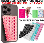Double-Sided Silicone Suction Pad Phone Holder – Self-Adhesive Grip Pad for Mobiles & Tablets(Random color) DailyDwell.pk