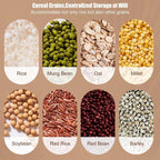 Rotatable Rice Barrel Food Storage Container – Sealed Grain & Cereal Dispenser (Random Color) DailyDwell.pk