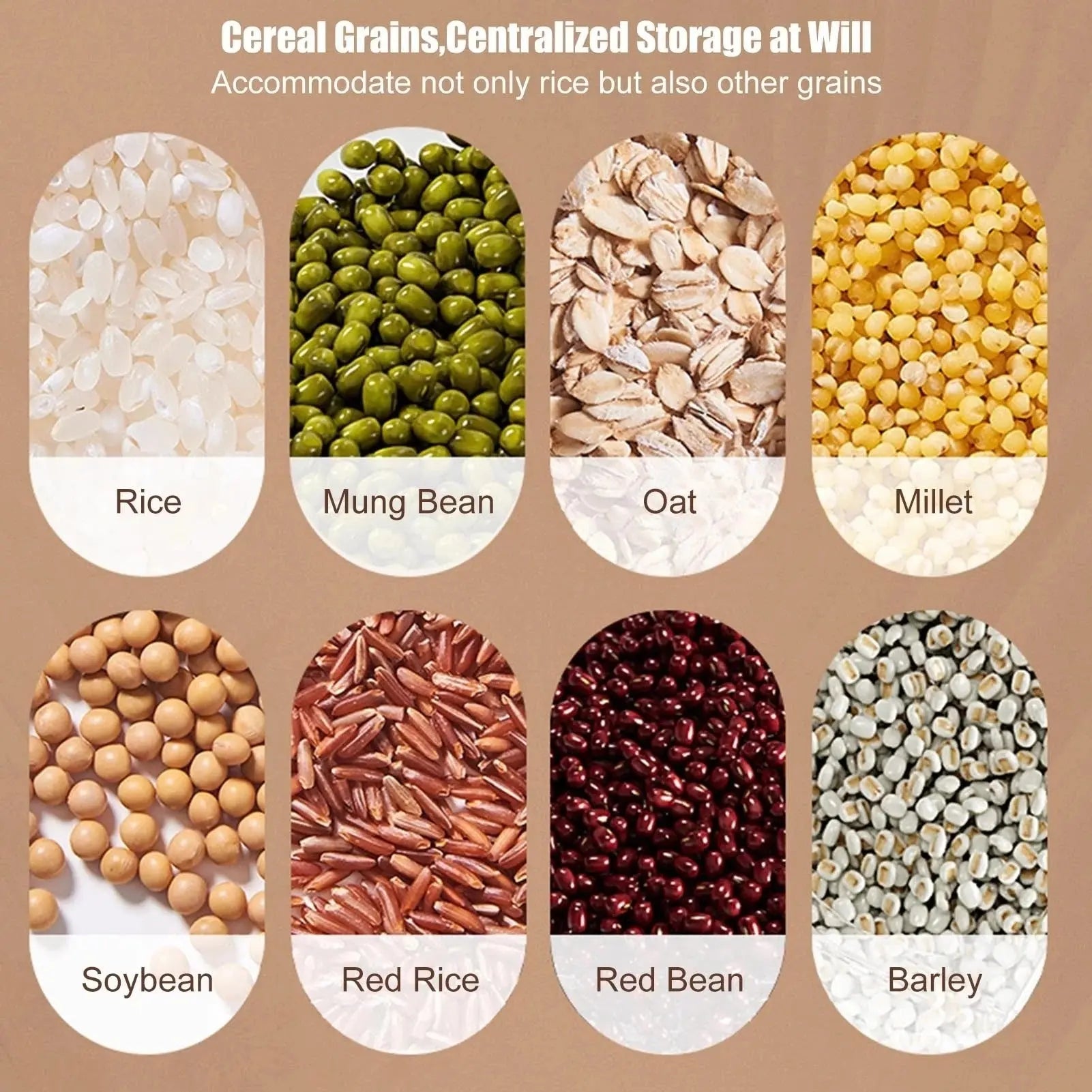 Rotatable Rice Barrel Food Storage Container – Sealed Grain & Cereal Dispenser (Random Color) DailyDwell.pk