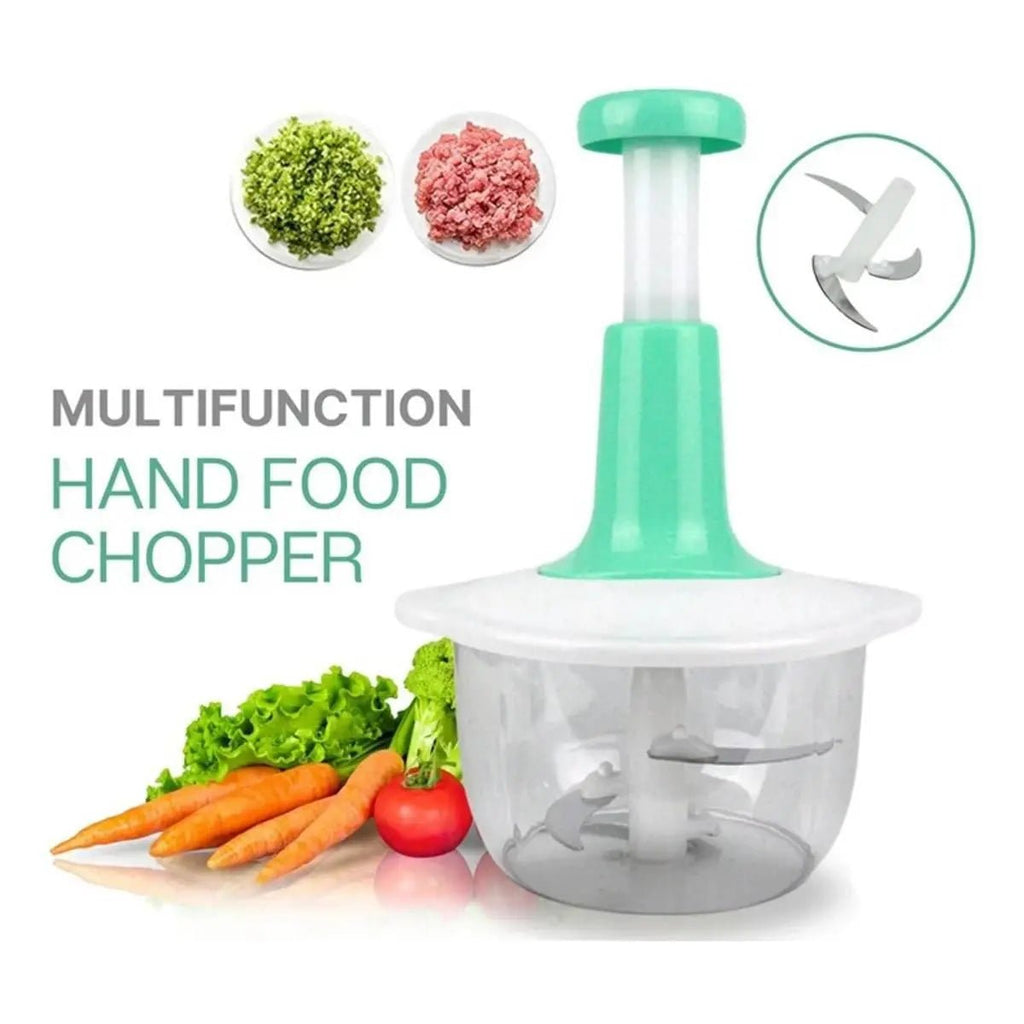 1.5L Push Chopper – Manual Hand Press Multipurpose Food Chopper For Kitchen DailyDwell.pk
