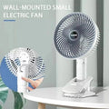 Rechargeable 3-in-1 Clip Fan – Handheld, Desktop & Wall Mounted Portable Fan With 3 Speed Modes DailyDwell.pk