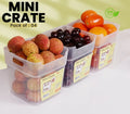 Refrigerator Food Storage Box Set – 4 Pcs Mini Crate Organizers (0.6L Each) DailyDwell.pk