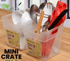 Refrigerator Food Storage Box Set – 4 Pcs Mini Crate Organizers (0.6L Each) DailyDwell.pk