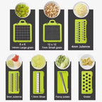 14-in-1 Mandoline Slicer & Vegetable Chopper – Multifunctional Food Cutter & Grater DailyDwell.pk