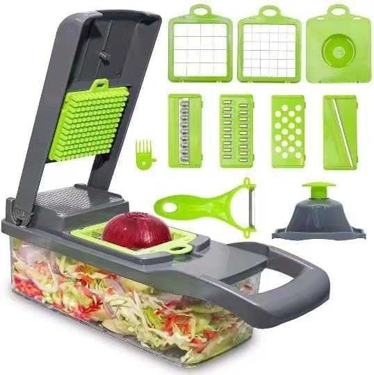 16-in-1 Vegetable Cutter – Multifunctional Chopper & Mandoline Slicer DailyDwell.pk