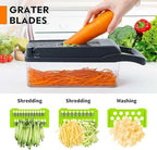 16-in-1 Vegetable Cutter – Multifunctional Chopper & Mandoline Slicer DailyDwell.pk