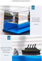 Titanic Cruise Ship Fluid Drift Bottle – Unsinkable Floating Ship Desk Decor DailyDwell.pk