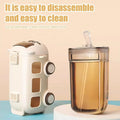 School Bus Kids Water Bottle with Strap – 600ml (Random Color) DailyDwell.pk