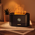 Flame Humidifier & Aroma Diffuser – Realistic Flame Effect | Ultrasonic Cool Mist Humidifier DailyDwell.pk