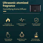 Flame Humidifier & Aroma Diffuser – Realistic Flame Effect | Ultrasonic Cool Mist Humidifier DailyDwell.pk